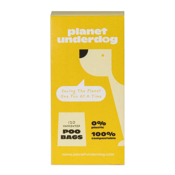 COMPOSTABLE DOG POOP BAGS - YELLOW