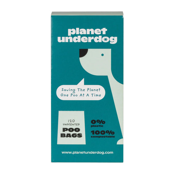 COMPOSTABLE DOG POOP BAGS - BLUE