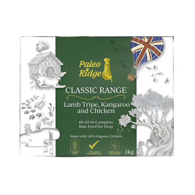  Lamb Tripe, Kangaroo and Chicken (1kg)